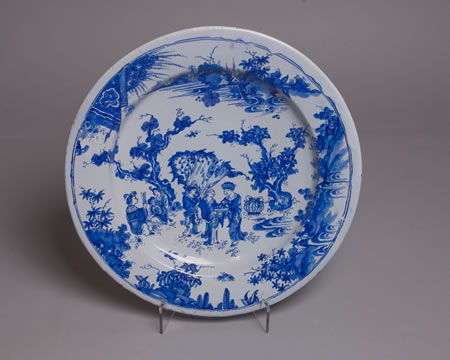 French Faïence, Grand Charger Plate 