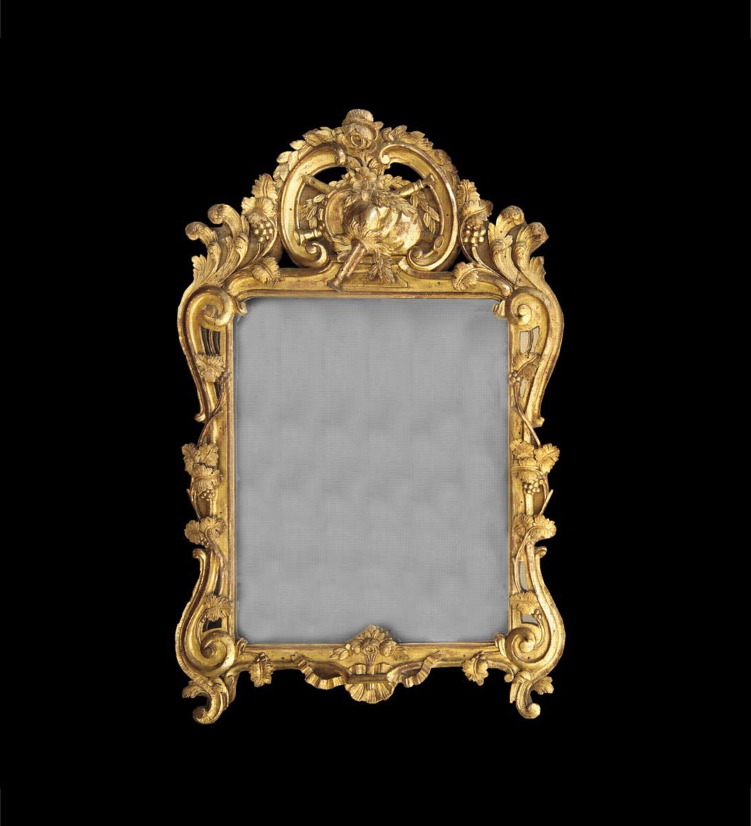 French Louis XV Period, Giltwood, Provençal Mirror