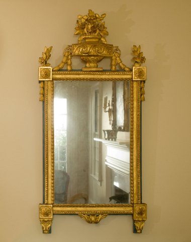 French, Louis XVI Period, Giltwood Mirror - Click to enlarge and for full details.